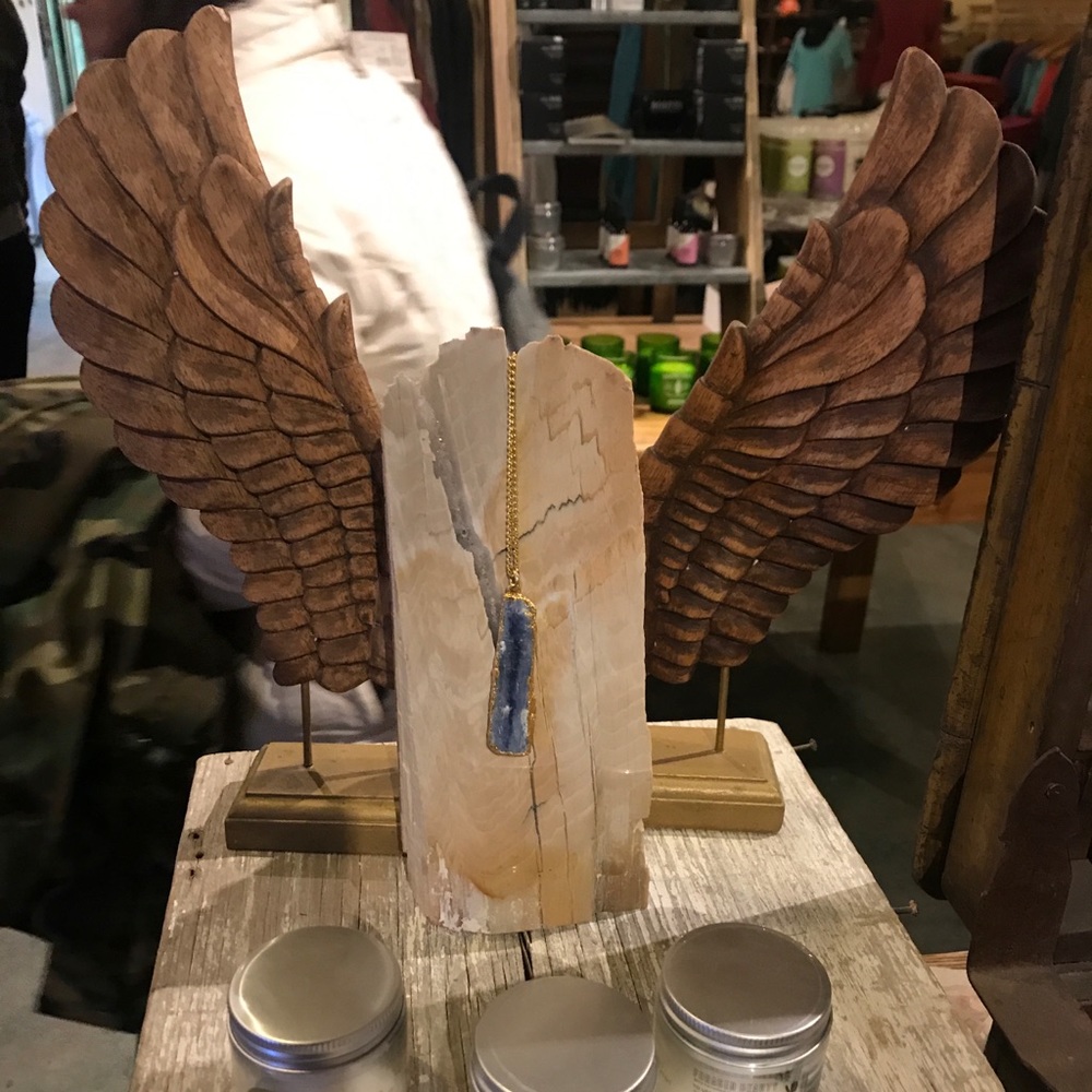 Angel wings decorative piece jewelry display